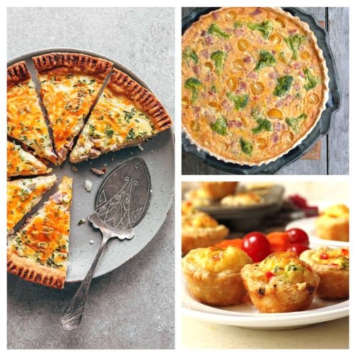 28 Delicious Quiche Recipes- If you want an easy and delicious recipe for breakfast or lunch, then you need to check out these tasty homemade quiche recipes! | #breakfast #recipe #quiche #breakfastRecipes #ACultivatedNest