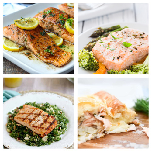 32 Delicious Salmon Fish Recipes- Salmon is easy to cook and can be very delicious, if you have the right recipe! Here are 32 delicious salmon recipes you need to try! | healthy dinner ideas, healthy recipes, #salmon #fishRecipes #recipes #dinnerRecipes #ACultivatedNest