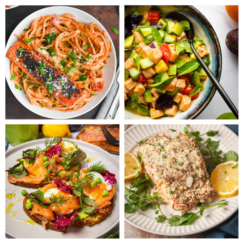 32 Delicious Salmon Dinner Ideas- Salmon is easy to cook and can be very delicious, if you have the right recipe! Here are 32 delicious salmon recipes you need to try! | healthy dinner ideas, healthy recipes, #salmon #fishRecipes #recipes #dinnerRecipes #ACultivatedNest