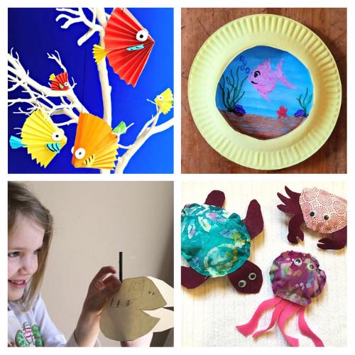 32 Fun Ocean Crafts for Kids- A Cultivated Nest