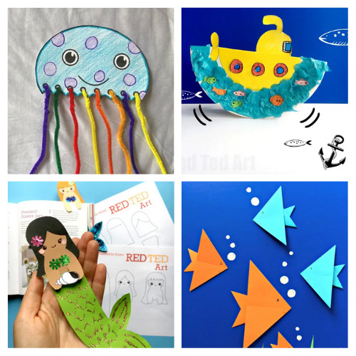 32 Fun Ocean Crafts for Kids- A Cultivated Nest