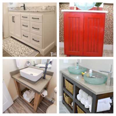 16 Beautiful Bathroom Vanity DIY Projects- A Cultivated Nest