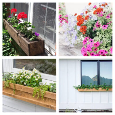 20 Cute DIY Window Box Planters A Cultivated Nest   4 3 400x400 