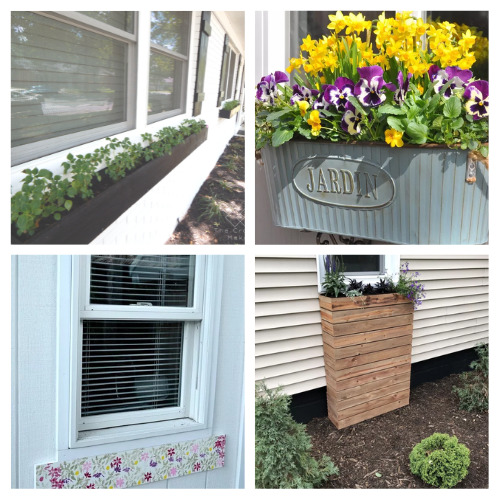 20 Cute DIY Window Box Planters- A Cultivated Nest