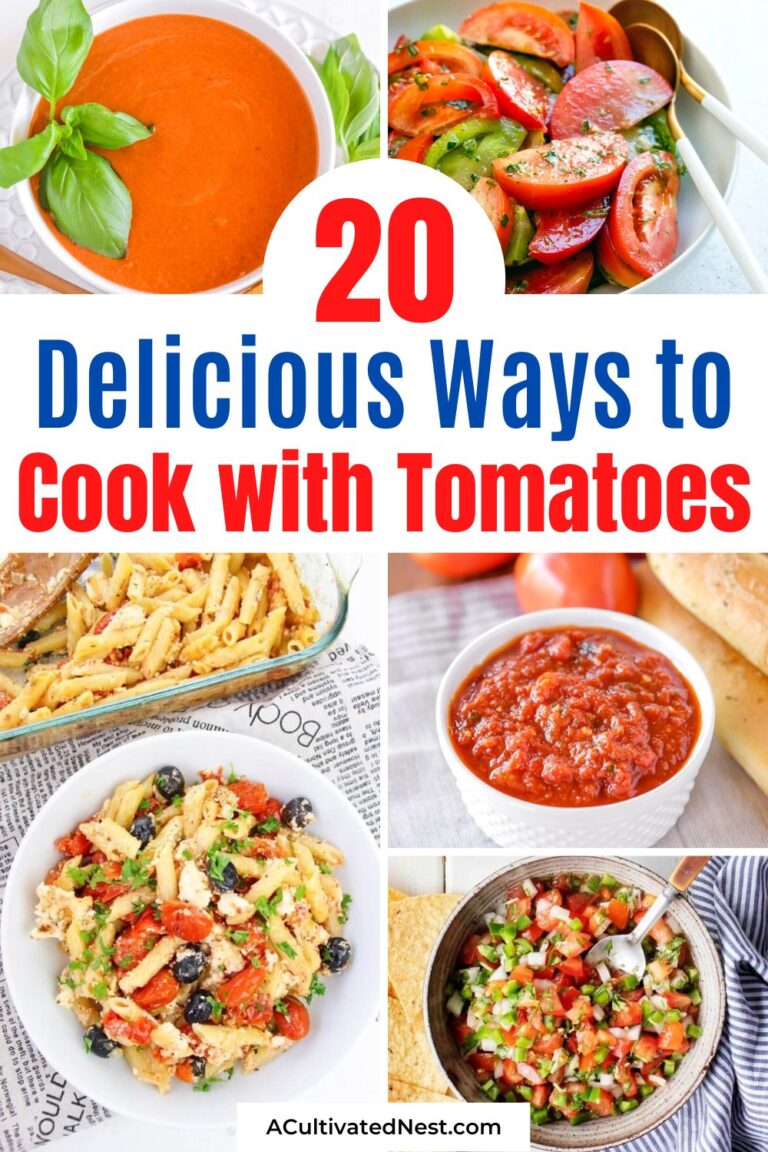 20 Delicious Ways to Use Homegrown Tomatoes- A Cultivated Nest
