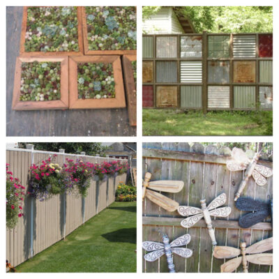 24 Gorgeous Backyard Fence Décor Ideas- A Cultivated Nest