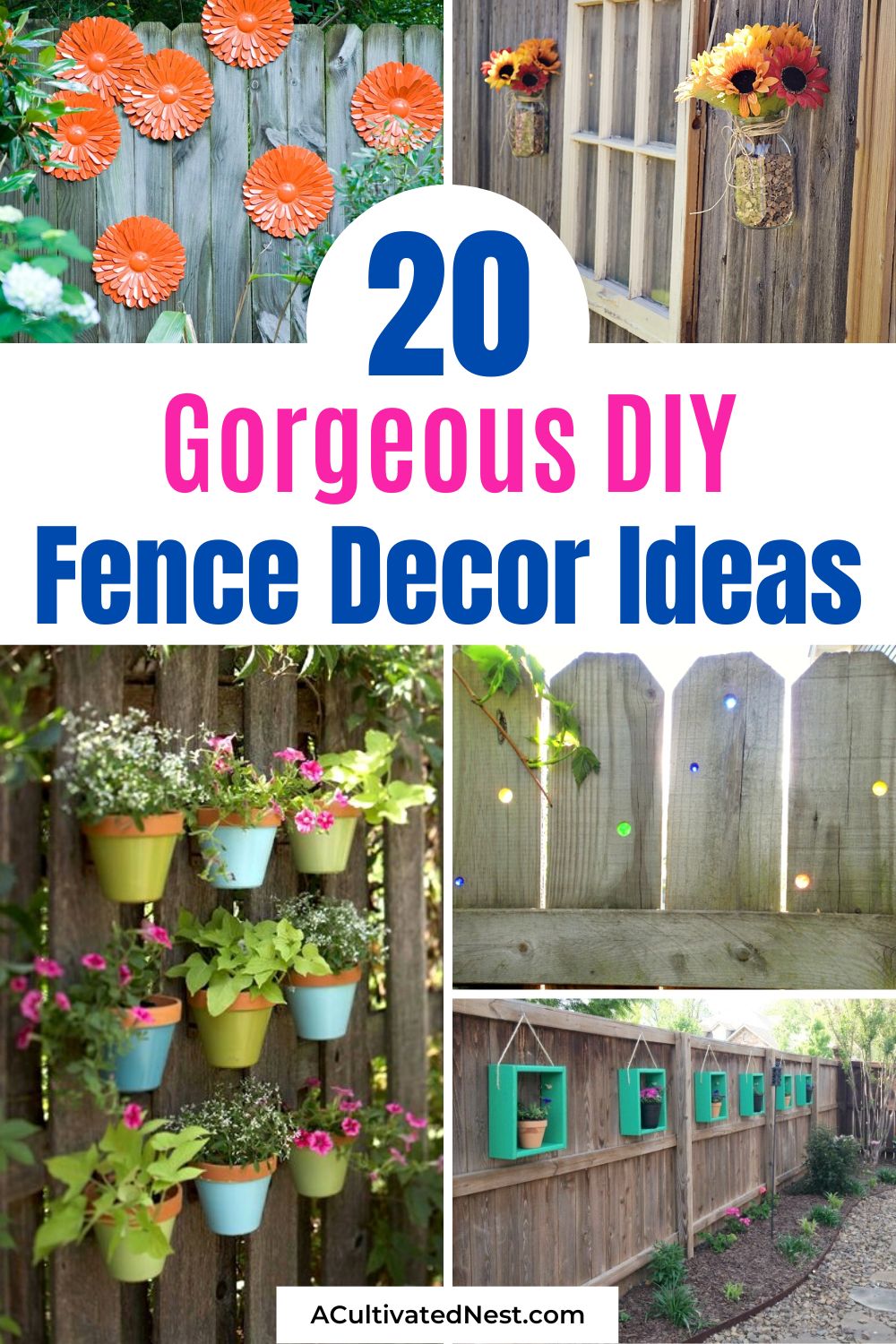 24 Gorgeous Backyard Fence Decor Ideas