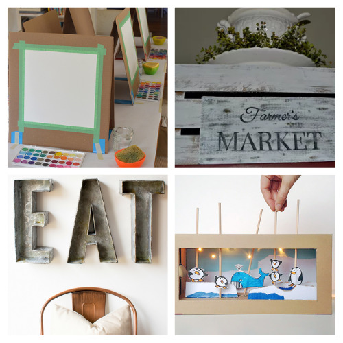 Cardboard Crafts for Adults - Our Crafty Mom