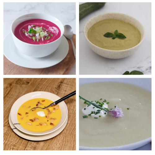 28 Cold Summer Soup Recipes to Try- If you want a delicious and refreshing meal this summer, try one of these cool summer soup recipes! Cold soups are a unique and tasty treat! | #coldSoups #soupRecipes #summerRecipes #recipeIdeas #ACultivatedNest