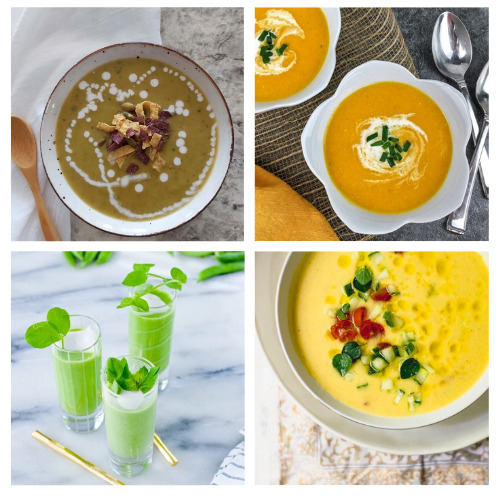 28 Cold Summer Soup Recipes to Try- If you want a delicious and refreshing meal this summer, try one of these cool summer soup recipes! Cold soups are a unique and tasty treat! | #coldSoups #soupRecipes #summerRecipes #recipeIdeas #ACultivatedNest