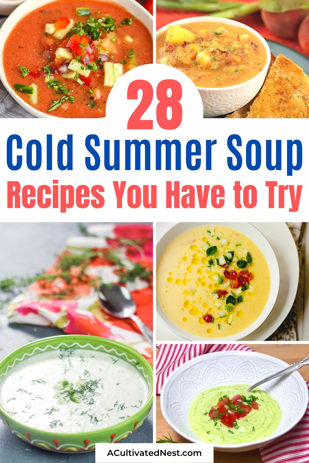 28 Cool Summer Soup Recipes to Try 28 Cool Summer Soup Recipes to Try