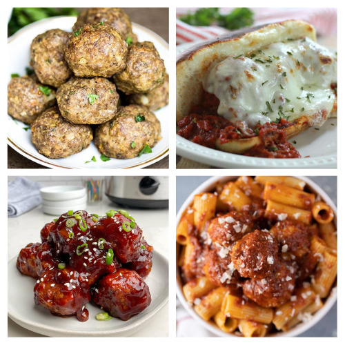 40 Delicious Meatball Recipes You Must Try- If you're tired of dry, flavorless meatballs, then you need to checkout these delicious meatball recipes! They're moist and full of flavor! | chicken meatballs, turkey meatballs, beef meatballs, #recipes #meatballs #recipeIdeas #dinnerRecipes #ACultivatedNest