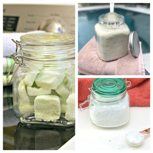 12 Frugal DIY Laundry Detergents- An easy way to save money on laundry is to make your own frugal DIY laundry detergents! There are so many easy (and natural) recipes to try! | homemade cleaner recipes, #frugalLiving #diy #laundry #homemadeCleaningSupplies #ACultivatedNest