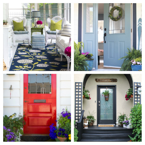 28 Gorgeous Summer Porches to Inspire You- Make your front porch beautiful and inviting this summer with inspiration from these 28 gorgeous summer porches! | #porch #summerDecorating #summerDecor #summerPorch #ACutlivatedNest