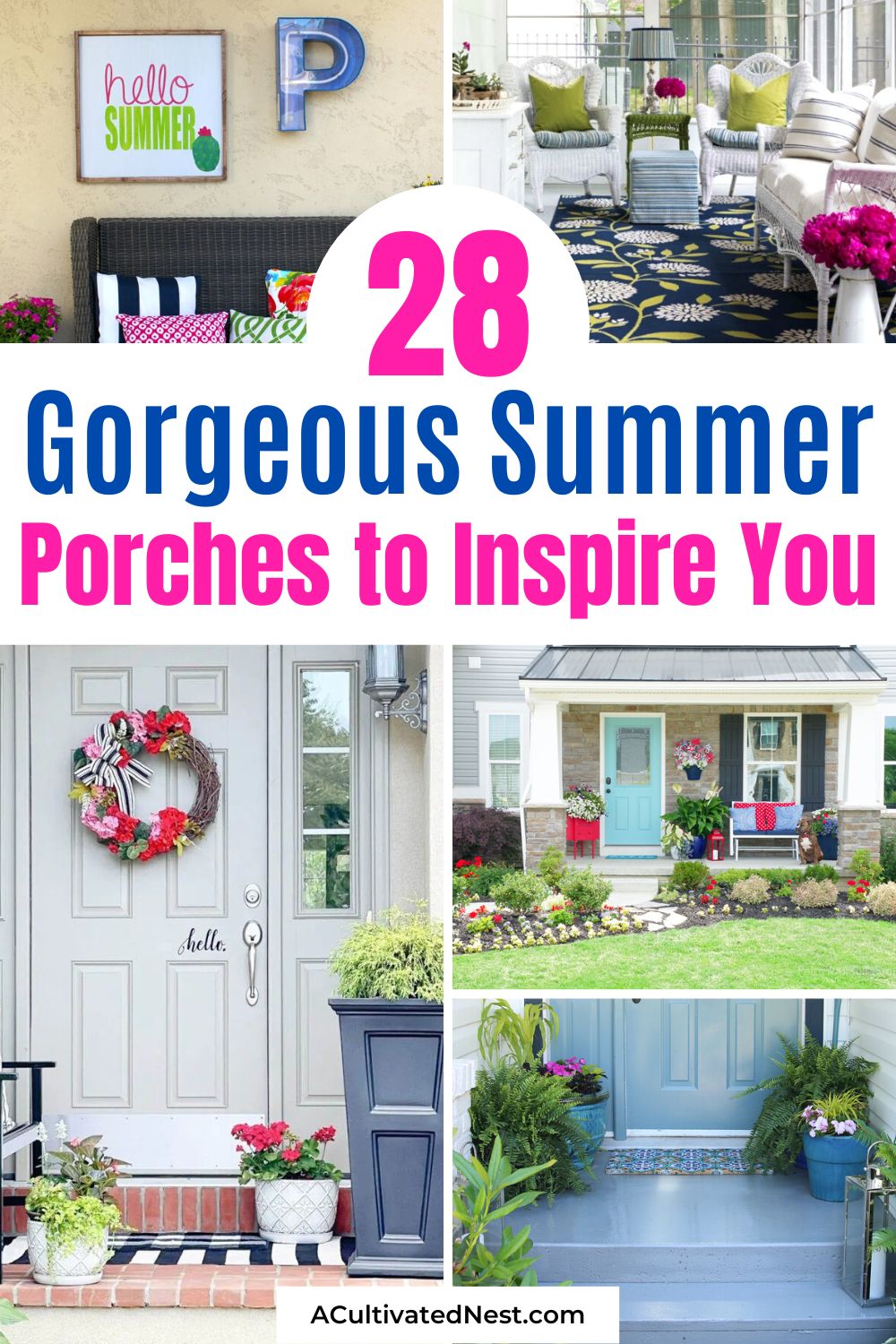 28 Gorgeous Summer Porches to Inspire You 