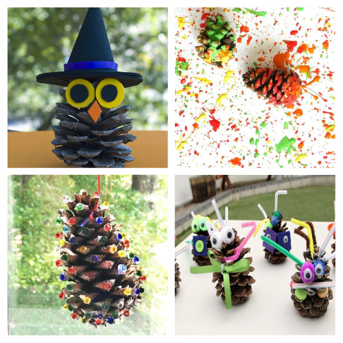 20 Fun Pinecone Crafts for Kids- If you want a fun, easy, and inexpensive fall kids craft, then you have to check out these fun pinecone crafts for kids! There are so many cute autumn crafts they can make with pinecones! | #kidsCrafts #fallCrafts #craftsForKids #kidsActivities #ACultivatedNest