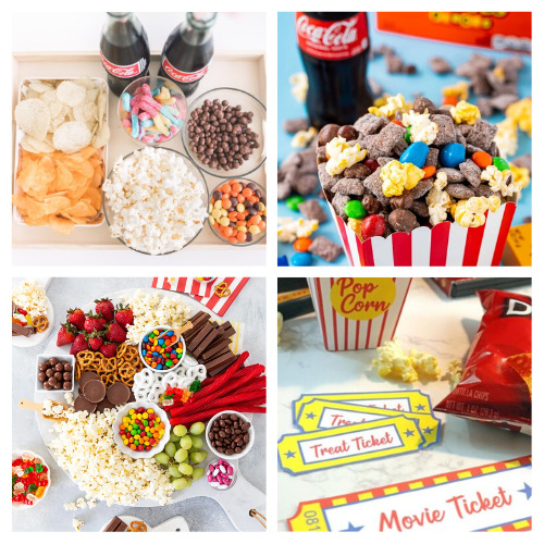 28 Fun Movie Night DIY Ideas- Want a fun movie night at home? Then you need to check out these fun movie night DIY ideas and recipes! Your family is sure to love them! | #movieNight #familyMovieNight #DIY #recipe #ACultivatedNest