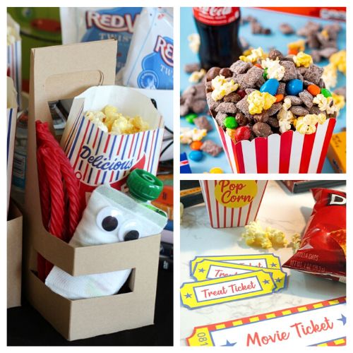 28 Fun Movie Night DIY Ideas- Want a fun movie night at home? Then you need to check out these fun movie night DIY ideas and recipes! Your family is sure to love them! | #movieNight #familyMovieNight #DIY #recipe #ACultivatedNest