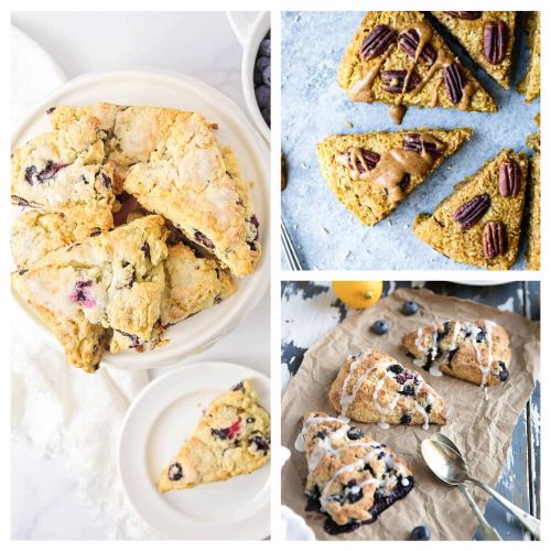 20 Scrumptious Scone Recipes- Craving something new and delicious for breakfast or dessert? Check out these scrumptious scone recipes to upscale your mealtime! | scone recipes to bake, baking recipes, #dessertRecipes #scones #recipes #breakfastRecipes #ACultivatedNest