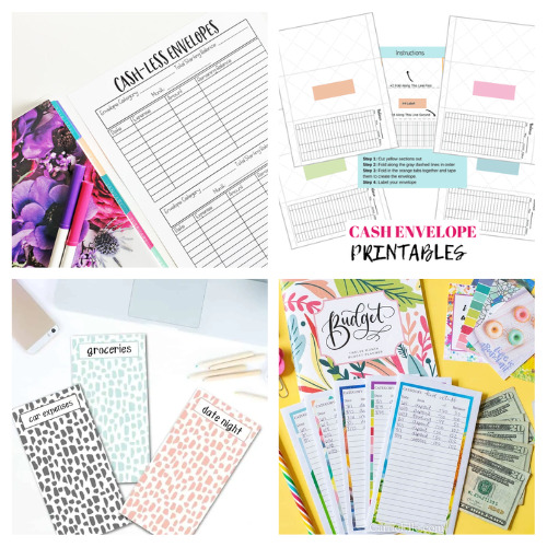 24 Free Cash Envelope Template Printables- If you want an easy budgeting system to keep your spending under control, then you'll love these free printable cash envelope templates! | #budgeting #cashEnvelope #frugalLiving #freePrintables #ACultivatedNest