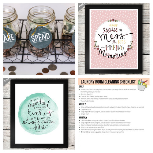 20 Pretty Free Laundry Room Printables- Spruce up your laundry room with these pretty free laundry room printables. You may not love all the laundry but these might make it better! | #freePrintables #printable #laundryRoom #laundry #ACultivatedNest