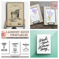 20 Pretty Free Laundry Room Printables- A Cultivated Nest