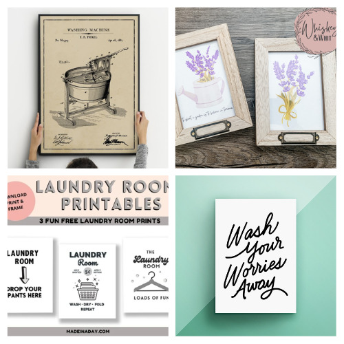 20 Pretty Free Printables for Your Laundry Room- Spruce up your laundry room with these pretty free laundry room printables. You may not love all the laundry but these might make it better! | #freePrintables #printable #laundryRoom #laundry #ACultivatedNest