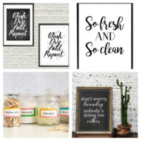 20 Pretty Free Laundry Room Printables- A Cultivated Nest