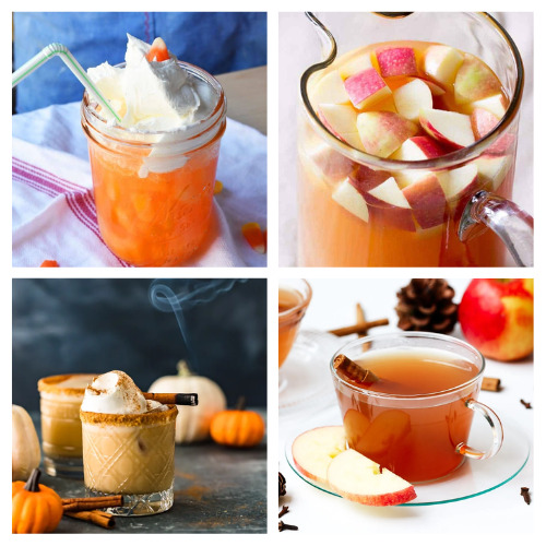 24 Delicious Autumn Drink Recipes- Celebrate all the wonderful flavors of fall with some of these delicious fall drink recipes! These are great for parties! | nonalcoholic drinks, alcoholic drinks, #fallRecipes #drinkRecipes #drinks #recipes #ACultivatedNest