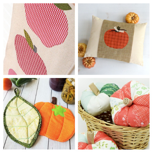 24 Fall Sewing Projects for Beginners- If you want to make some pretty home décor or a lovely gift on a budget this fall, then you'll love these fall sewing projects for beginners! | fall DIY projects, fall crafts, #sewingProjects #fallSewing #beginnerSewing #fallDIY #ACultivatedNest