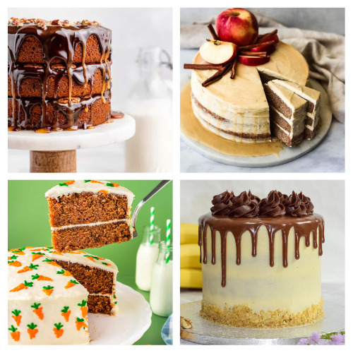 20 Scrumptious Fall Cake Recipes- A fun way to celebrate fall is with these scrumptious fall cake recipes! There are so many tasty desserts you can make in the autumn! | #cake #desserts #recipes #fallRecipes #ACultivatedNest