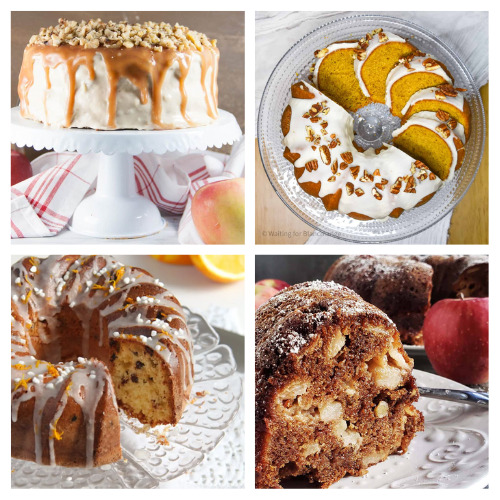 20 Scrumptious Autumn Cake Recipes- A fun way to celebrate fall is with these scrumptious fall cake recipes! There are so many tasty desserts you can make in the autumn! | #cake #desserts #recipes #fallRecipes #ACultivatedNest