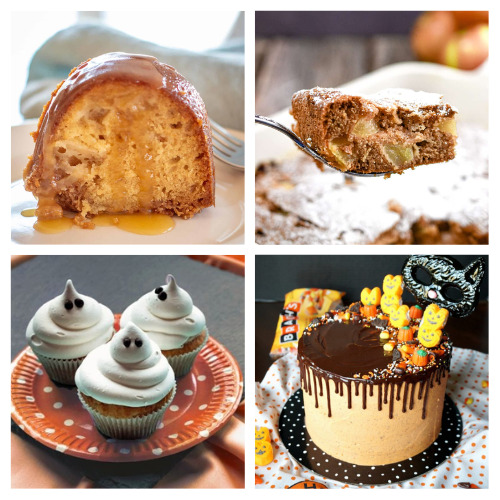 20 Scrumptious Autumn Cake Recipes- A fun way to celebrate fall is with these scrumptious fall cake recipes! There are so many tasty desserts you can make in the autumn! | #cake #desserts #recipes #fallRecipes #ACultivatedNest