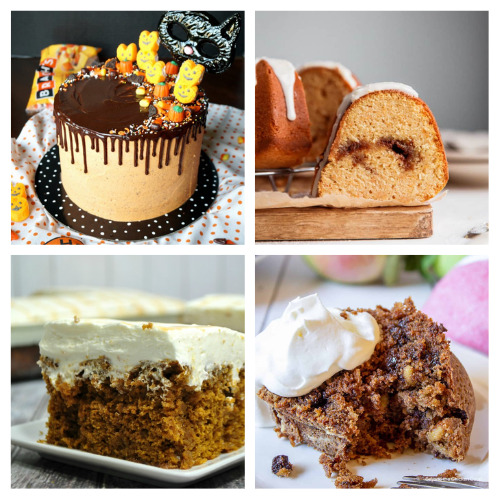 20 Delicious Cakes to Bake in the Fall- A fun way to celebrate fall is with these scrumptious fall cake recipes! There are so many tasty desserts you can make in the autumn! | #cake #desserts #recipes #fallRecipes #ACultivatedNest