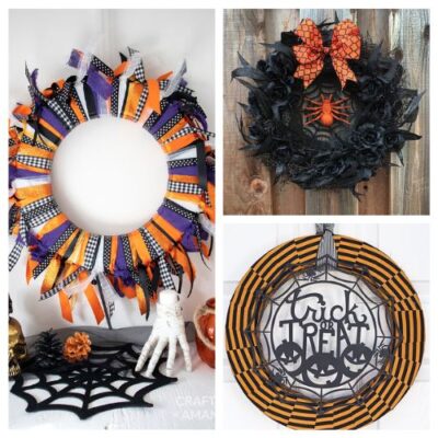 20 Spooky DIY Halloween Wreaths