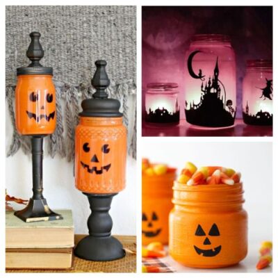 20 Spooky Halloween Mason Jar DIYs