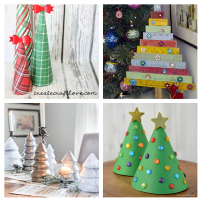 20 Festive DIY Christmas Trees- A Cultivated Nest