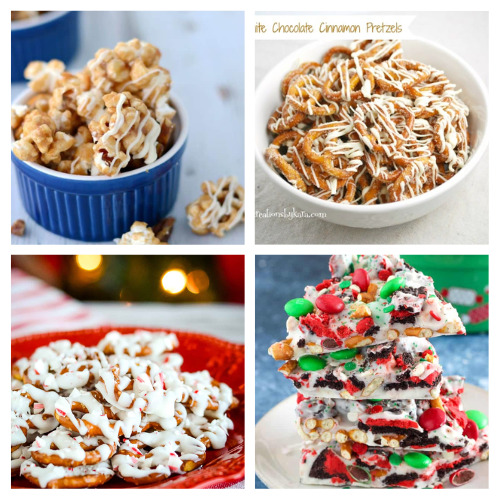 20 Homemade Snack Mix Recipes for Christmas- Don't spend all your time in the kitchen with these Christmas snack mix recipes that are easy to make, tasty, and can be made ahead of time! | homemade Christmas snacks, homemade holiday snack recipes, #Christmas #snackMixes #muddyBuddies #recipes #ACultivatedNest