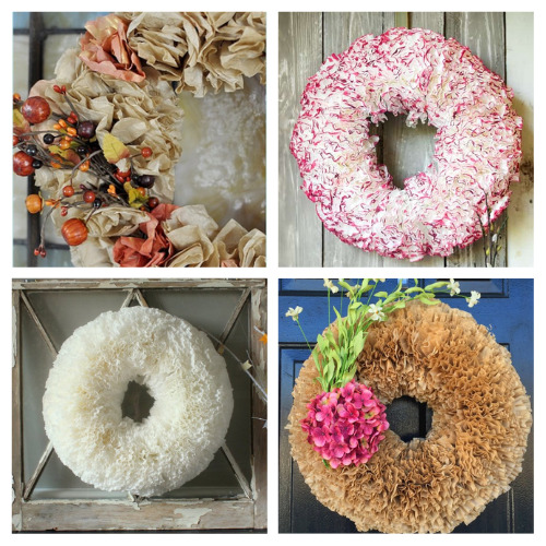 24 Cute Coffee Filter Wreaths A Cultivated Nest