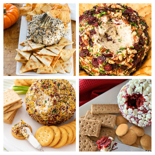 The 24 Best Cheese Ball Appetizer Recipes- If you want a delicious appetizer for your next party, then you need to check out these amazing cheese ball appetizer recipes! | party appetizer ideas, holiday appetizer ideas, New Year's Eve appetizer recipes, #appetizer #cheeseBall #recipes #appetizerRecipes #ACultivatedNest