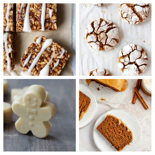 28 Gingerbread Recipes to Try- If you want some delicious ways to enjoy gingerbread this holiday season, then you need to check out these tasty gingerbread treats recipes! There are so many delicious ways to eat gingerbread! | #gingerbread #recipes #ChristmasRecipes #desserts #ACultivatedNest