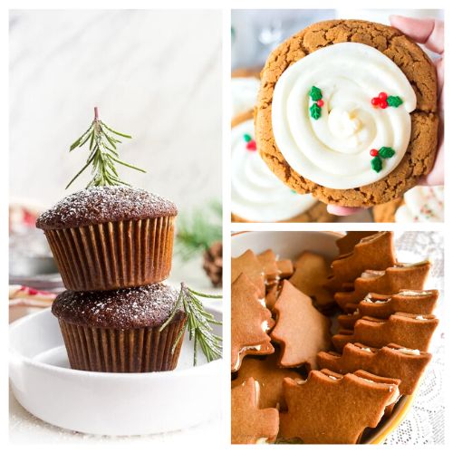 28 Gingerbread Treats Recipes to Try- If you want some delicious ways to enjoy gingerbread this holiday season, then you need to check out these tasty gingerbread treats recipes! There are so many delicious ways to eat gingerbread! | #gingerbread #recipes #ChristmasRecipes #desserts #ACultivatedNest