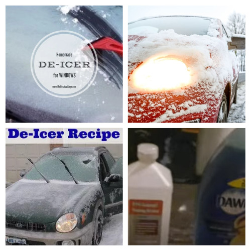 8 Handy DIY Ice Melts and De-Icers- Are you looking for some DIY de-icers to make these winter months easier? Take a look at these easy ideas for homemade ice melt recipes! | how to melt ice, homemade sidewalk ice melt, #deIcer #iceMelt #DIY #winterDIY #ACultivatedNest