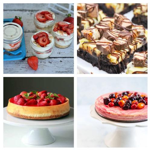 20 Tasty Homemade Cheesecake Dessert Recipes- Awaken your taste buds with a variety of delicious and flavorful cheesecake recipes that are both traditional and non-traditional! | homemade dessert recipes, how to make cheesecake from scratch, #cheesecake #desserts #dessertRecipes #recipes #ACultivatedNest