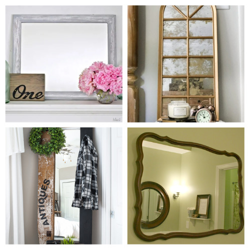 20 Beautiful DIY Mirror Upcycles- Discover the magic of upcycling with these beautiful mirror upcycle projects! From vintage-inspired transformations to modern, chic designs, find inspiration to turn old mirrors into stunning decor pieces for your home. | #DIY #Upcycling #HomeDecor #MirrorUpcycle #ACultivatedNest