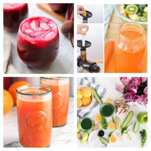 36 Delicious Homemade Juice Recipes- Are you looking for a delicious way to get your daily dose of healthy fruits and veggies? Then you'll love these delicious homemade juice recipes! | healthy drink recipes, juicer recipes, #juice #homemadeJuice #juiceRecipes #recipes #ACultivatedNest