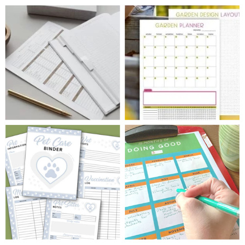 28 Helpful Free Printable Life Planners- Want to get your life organized this year? Then you'll love these free printable life planners! They're so helpful and easy to use! | free printable planners, #freePrintables #lifePlanner #plannerPrintables #freePlannerPrintables #ACultivatedNest