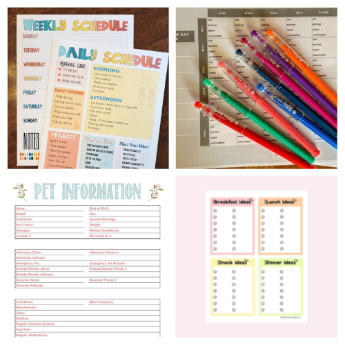 28 Helpful Free Life Planner Printables- Want to get your life organized this year? Then you'll love these free printable life planners! They're so helpful and easy to use! | free printable planners, #freePrintables #lifePlanner #plannerPrintables #freePlannerPrintables #ACultivatedNest