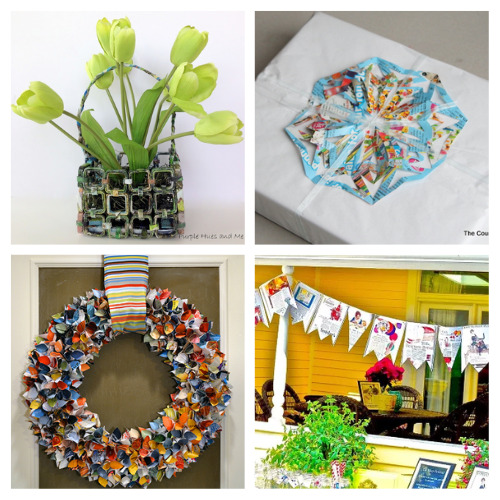 16 Fun Magazine Upcycle Projects- A Cultivated Nest