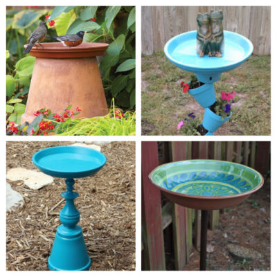 24 Beautiful DIY Bird Baths- A Cultivated Nest